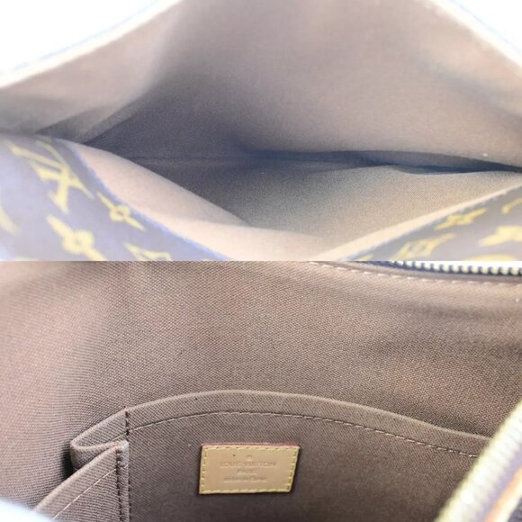 LOUIS VUITTON Odeon PM Shoulder Bag Monogram Leather Brown Spain M56390 76SJ503 - Picture 8 of 14